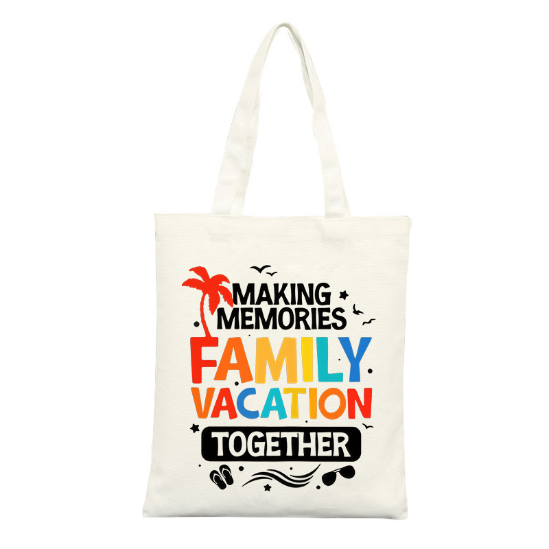 Tote Bag Beach - Bolsa de Lona para Vacaciones Familiares