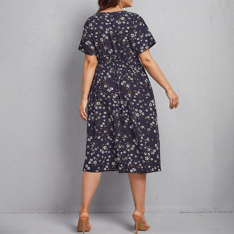 Vestido de mujer de talla gran - Romper Floral Print reseña y precio