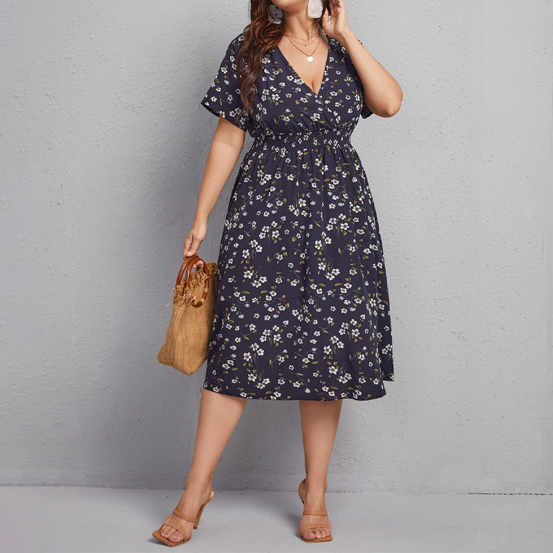 Vestido de mujer de talla gran - Romper Floral Print reseña y precio