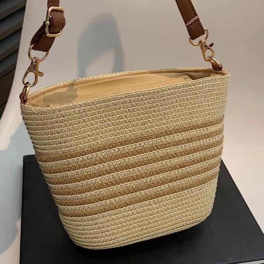Bolso de Paja Tejido para Muje - Tote Bag Beach reseña y precio