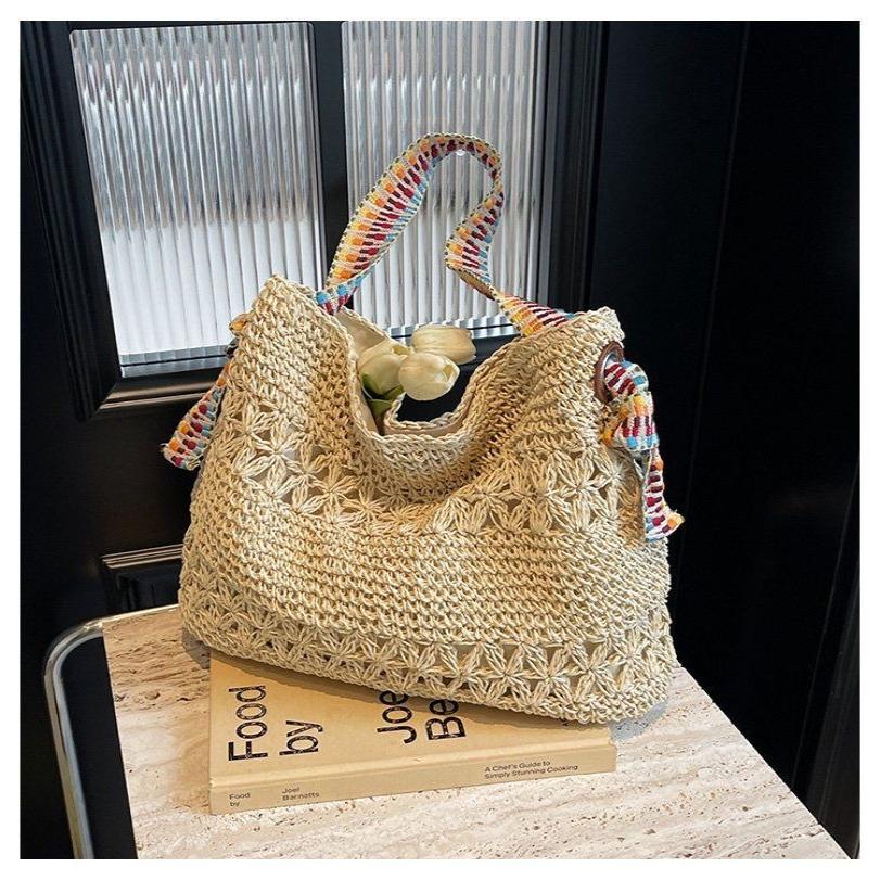 Bolso de Paja Tejido para Muje - Tote Bag Beach reseña y precio