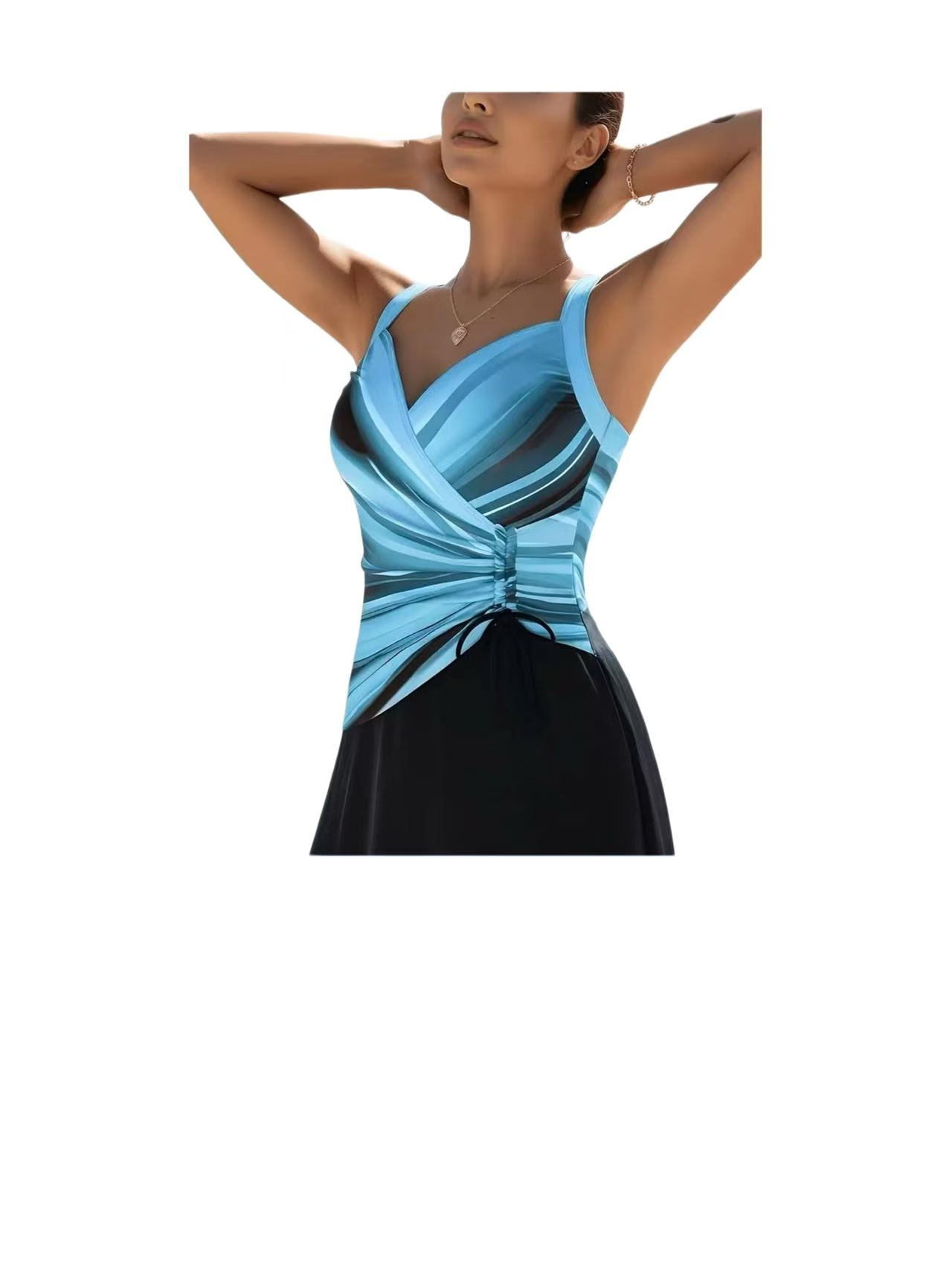 Traje de baño de una pieza par - Swimsuit Bikini Ruched reseña y precio