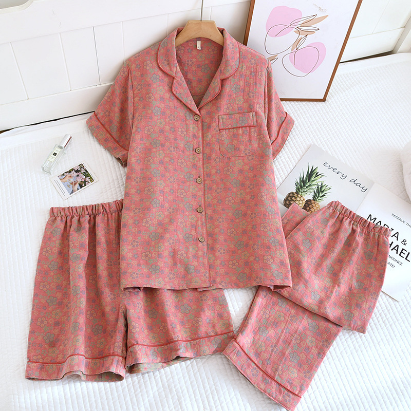 Ropa de dormir de manga corta  - Romper Floral Print reseña y precio