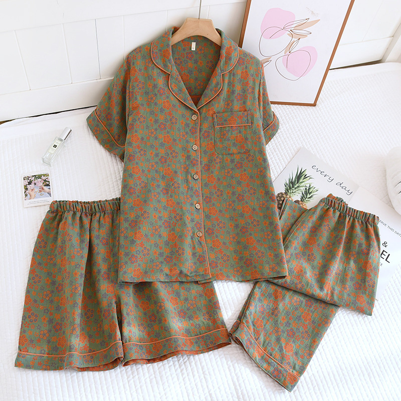 Ropa de dormir de manga corta  - Romper Floral Print reseña y precio