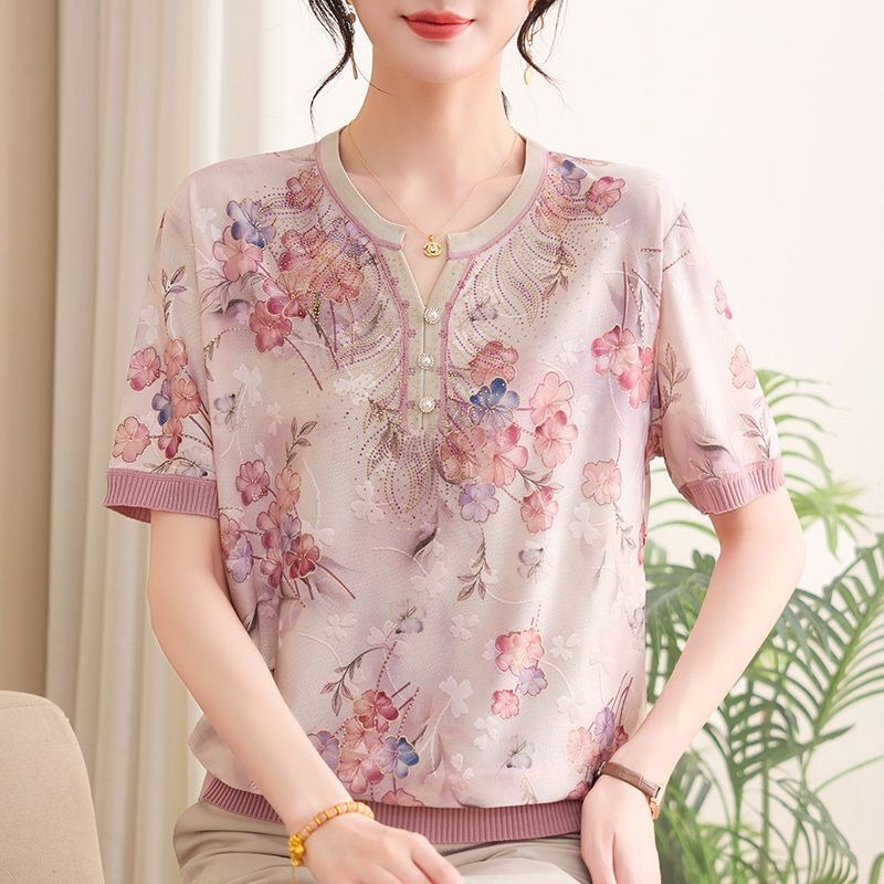 Blusa Casual Elegante para Mam - Romper Floral Print reseña y precio