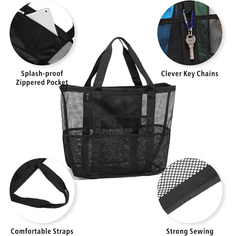 Bolsa de Playa Extra Grande de - Tote Bag Beach reseña y precio