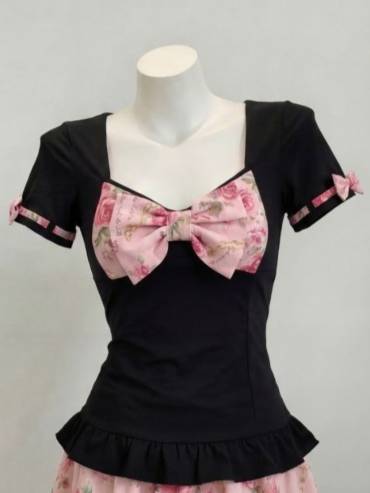 Conjunto de Dos Piezas con Est - Romper Floral Print reseña y precio
